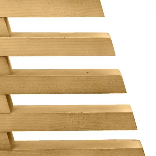  Fából készült Karácsonyfa állvánnyal Barna 90 cm Tömör fenyőfa