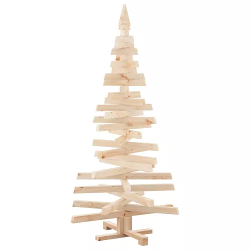  Karácsonyfák állvánnyal Természetes 150 cm Tömör fenyőfa