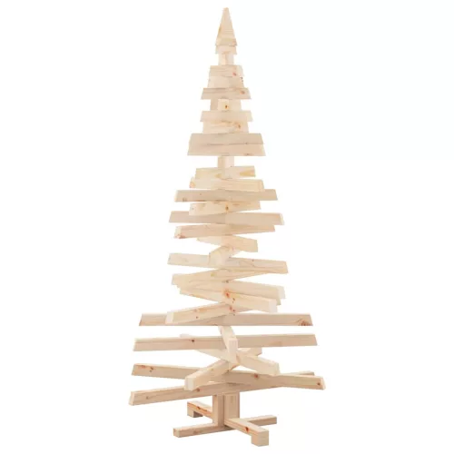  Karácsonyfák állvánnyal Természetes 150 cm Tömör fenyőfa