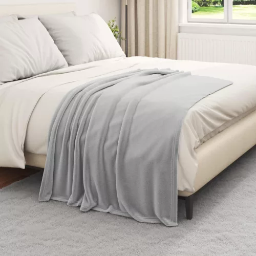  Takarók 6 pcs Szürke 130 x 150 cm Gyapjú