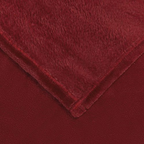  Takarók 6 pcs Bordeaux piros 130 x 150 cm Gyapjú