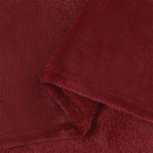  Takarók 6 pcs Bordeaux piros 130 x 150 cm Gyapjú