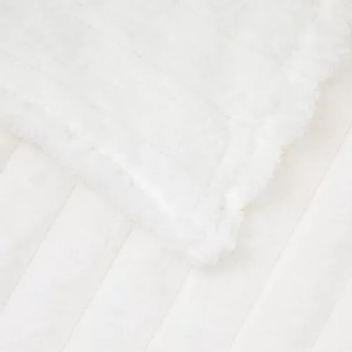  Dobós takaró Fehér 150 x 130 cm Gyapjú