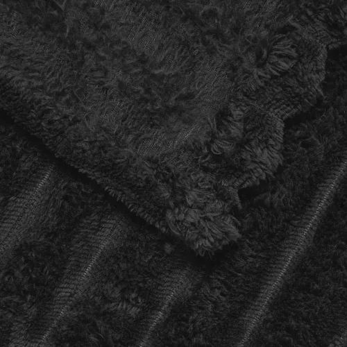  Takarók 6 pcs Fekete 270 x 240 cm Gyapjú