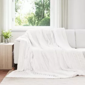  Takarók 6 pcs Fehér 240 x 220 cm Gyapjú