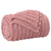  Takarók 6 pcs Rózsaszín 240 x 220 cm Gyapjú