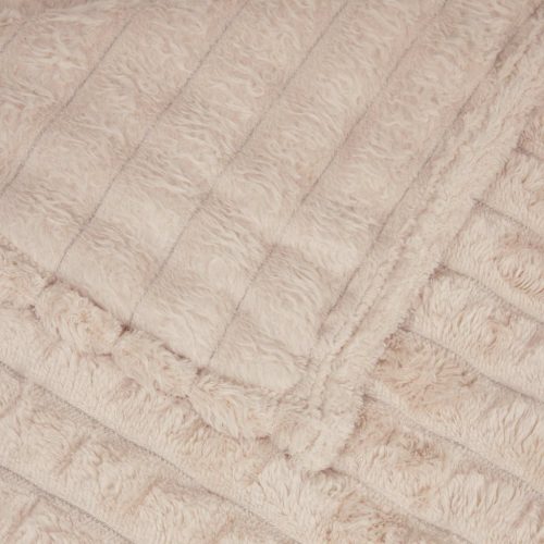  Takarók 6 pcs Bézs 150 x 130 cm Gyapjú