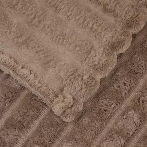  Takarók 6 pcs Teve 200 x 150 cm Gyapjú