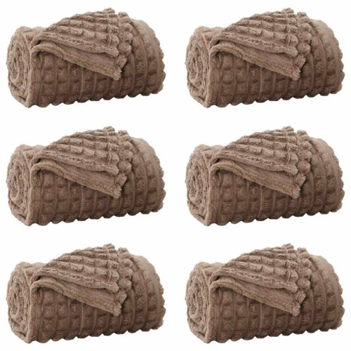  Takarók 6 pcs Teve 270 x 240 cm Gyapjú