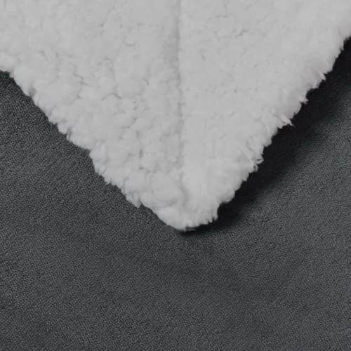  Dobós takaró Sötétszürke 130 x 150 cm Gyapjú