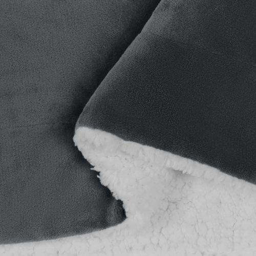  Dobós takaró Sötétszürke 150 x 200 cm Gyapjú