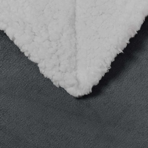  Dobós takaró Sötétszürke 220 x 240 cm Gyapjú