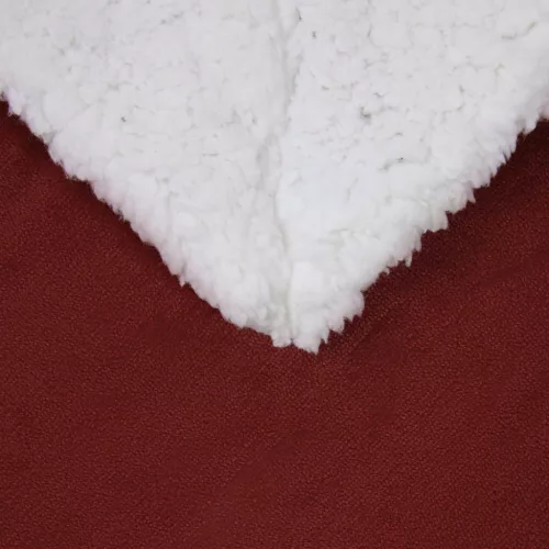  Dobós takaró Bordeaux piros 240 x 270 cm Gyapjú