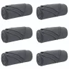 Takarók 6 pcs Sötétszürke 200 x 150 cm Gyapjú