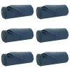 Takarók 6 pcs Sötétkék 200 x 150 cm Gyapjú