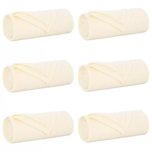  Takarók 6 pcs Krém 170 x 130 cm Gyapjú