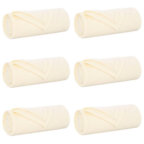  Takarók 6 pcs Krém 240 x 220 cm Gyapjú