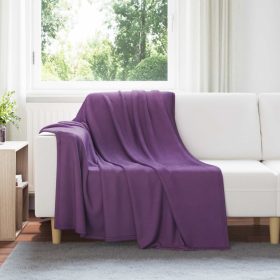  Takarók 6 pcs Lila 200 x 150 cm Gyapjú