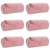  Takarók 6 pcs Rózsaszín 240 x 220 cm Gyapjú