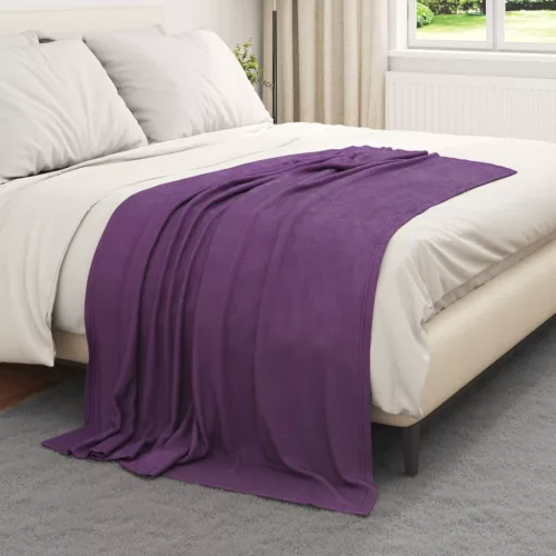  Takarók 24 pcs Lila 170 x 130 cm Gyapjú