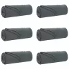 Takarók 6 pcs Sötétszürke 210 x 140 cm Gyapjú