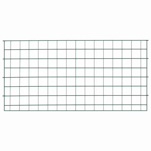  Tó Kerítés Készlet 5 pcs Zöld 100 x 50 cm Acél