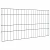  Tó Kerítés Készlet 5 pcs Zöld 100 x 50 cm Acél