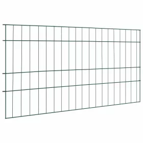  Tó Kerítés Készlet 5 pcs Zöld 100 x 50 cm Acél