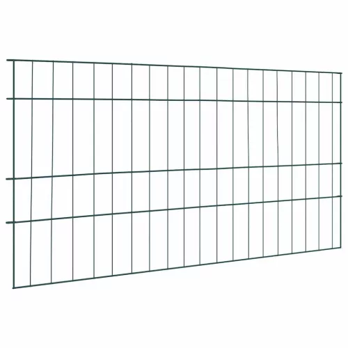  Tó Kerítés Készlet 5 pcs Zöld 100 x 50 cm Acél