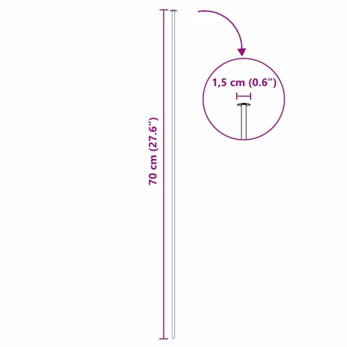  Tó Kerítés Készlet 5 pcs Zöld 100 x 50 cm Acél