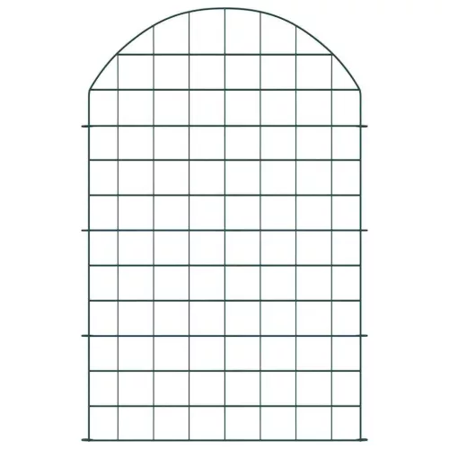  Tó Kerítés Készlet 8 pcs Zöld 50 x 80 cm Acél