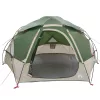  Kupola sátor levehető esővédővel Zöld 4 személyes