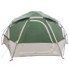  Kupola sátor levehető esővédővel Zöld 4 személyes
