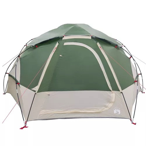  Kupola sátor levehető esővédővel Zöld 4 személyes