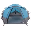  Kupola sátor levehető esővédővel Kék 4 személyes