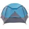 Kupola sátor levehető esővédővel Kék 4 személyes