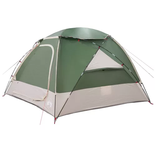  Kupola sátor levehető esővédővel Zöld 8 személyes
