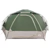  Kupola sátor levehető esővédővel Zöld 8 személyes