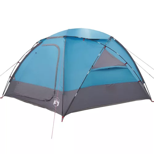  Kupola sátor levehető esővédővel Kék 8 személyes