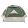  Kupola sátor levehető esővédővel Zöld 12 fős