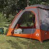  Kupola sátor levehető esővédővel Szürke és narancs 12 fős