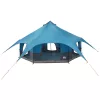  Családi Sátor Kék 10 személyes 185T poliészter PU bevonattal