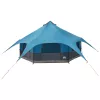  Családi Sátor Kék 10 személyes 185T poliészter PU bevonattal