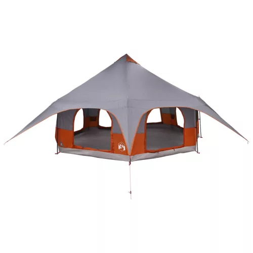  Családi Sátor Szürke és narancs 10 személyes