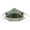  Családi Sátor Zöld 5 személyes 185T poliészter PU bevonattal