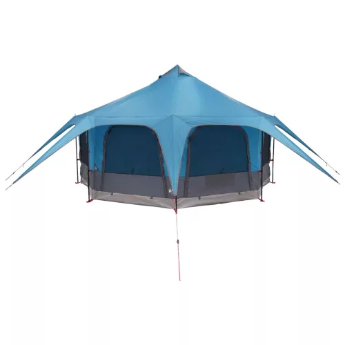  Családi Sátor Kék 5 személyes 185T poliészter PU bevonattal