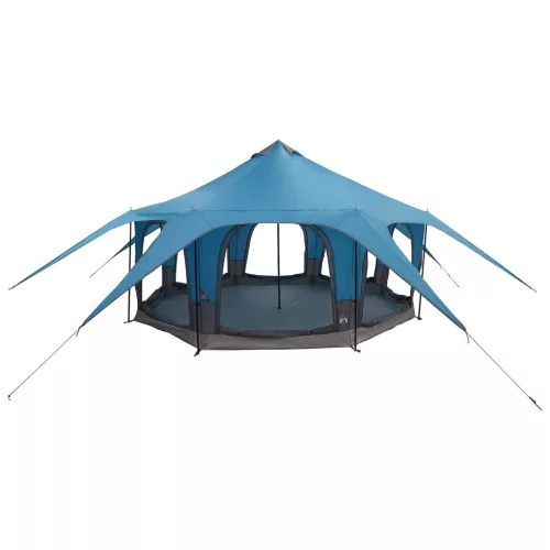  Családi Sátor Kék 5 személyes 185T poliészter PU bevonattal
