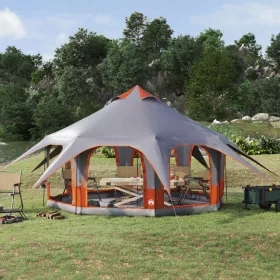  Családi Sátor Szürke és narancs 5 személyes