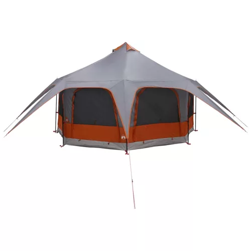 Családi Sátor Szürke és narancs 5 személyes