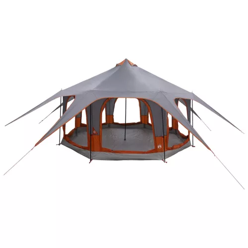  Családi Sátor Szürke és narancs 5 személyes